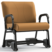 Bariaric Chair on Locking Wheels