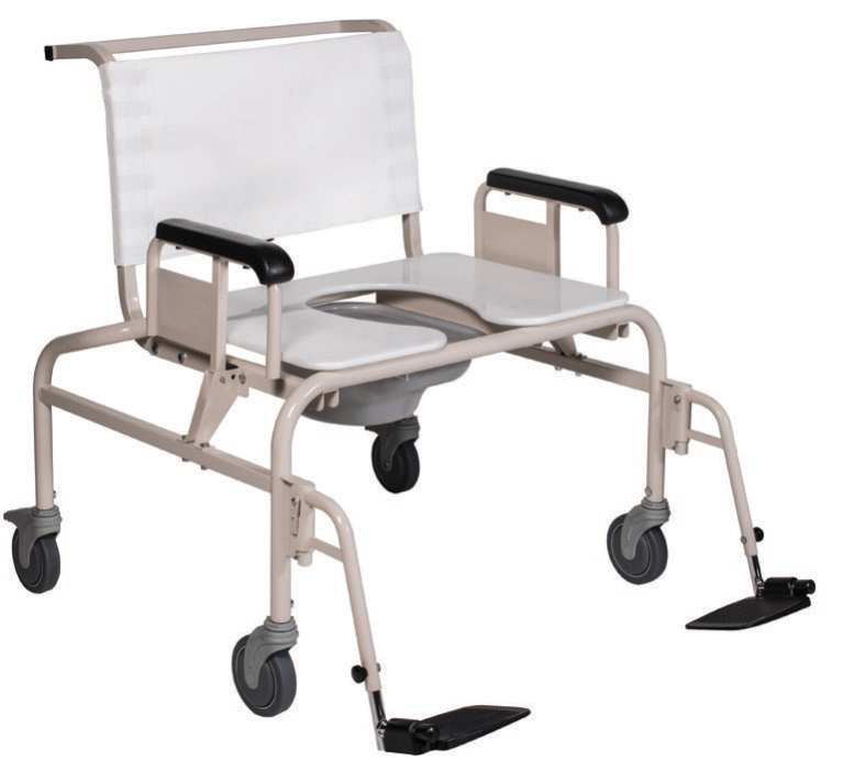 Bariaric Shower Commode Chair for Transport