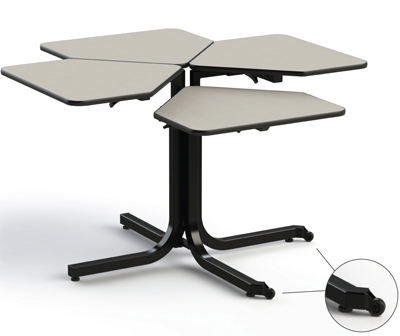 Adjutable Table 4-Person