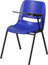 Bariatric Stack Chair, Left-Handed Table,t plastic Shell
