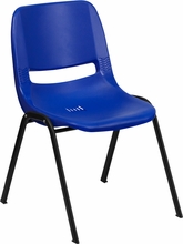 Bariatric Stack Chair Plastic Shell Navy